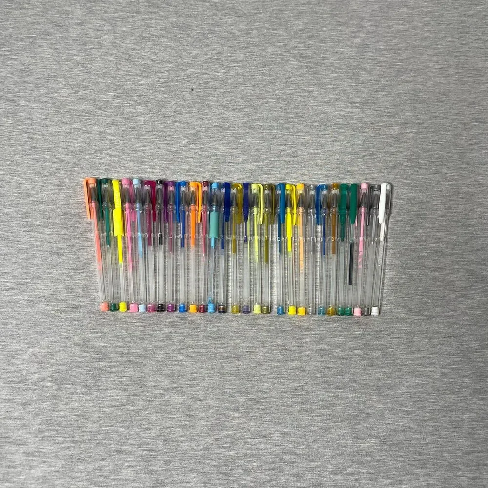 Tanmit Multi-Colored Glitter Gel Pens 28 PCS. Set